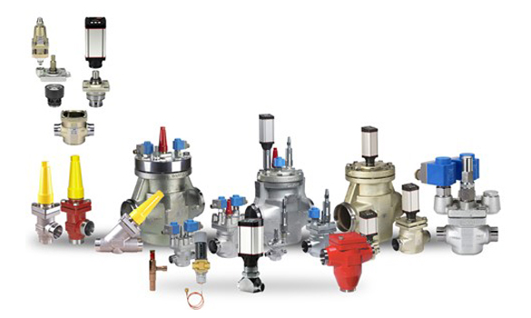 A set of valves from Danfoss.